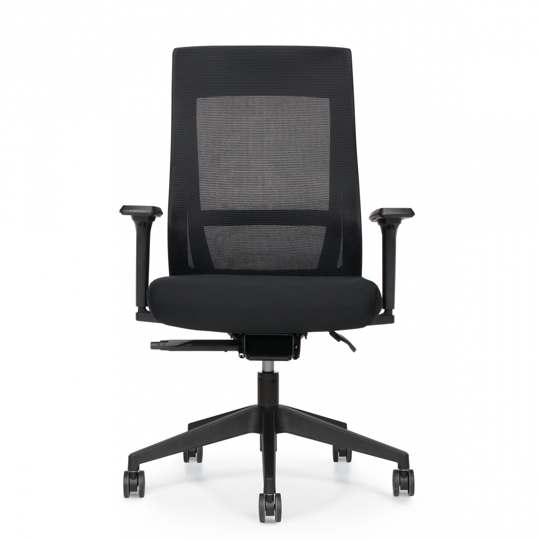 Zim | Black High Back Weight Sensing Synchro-Tilter | Offices to Go