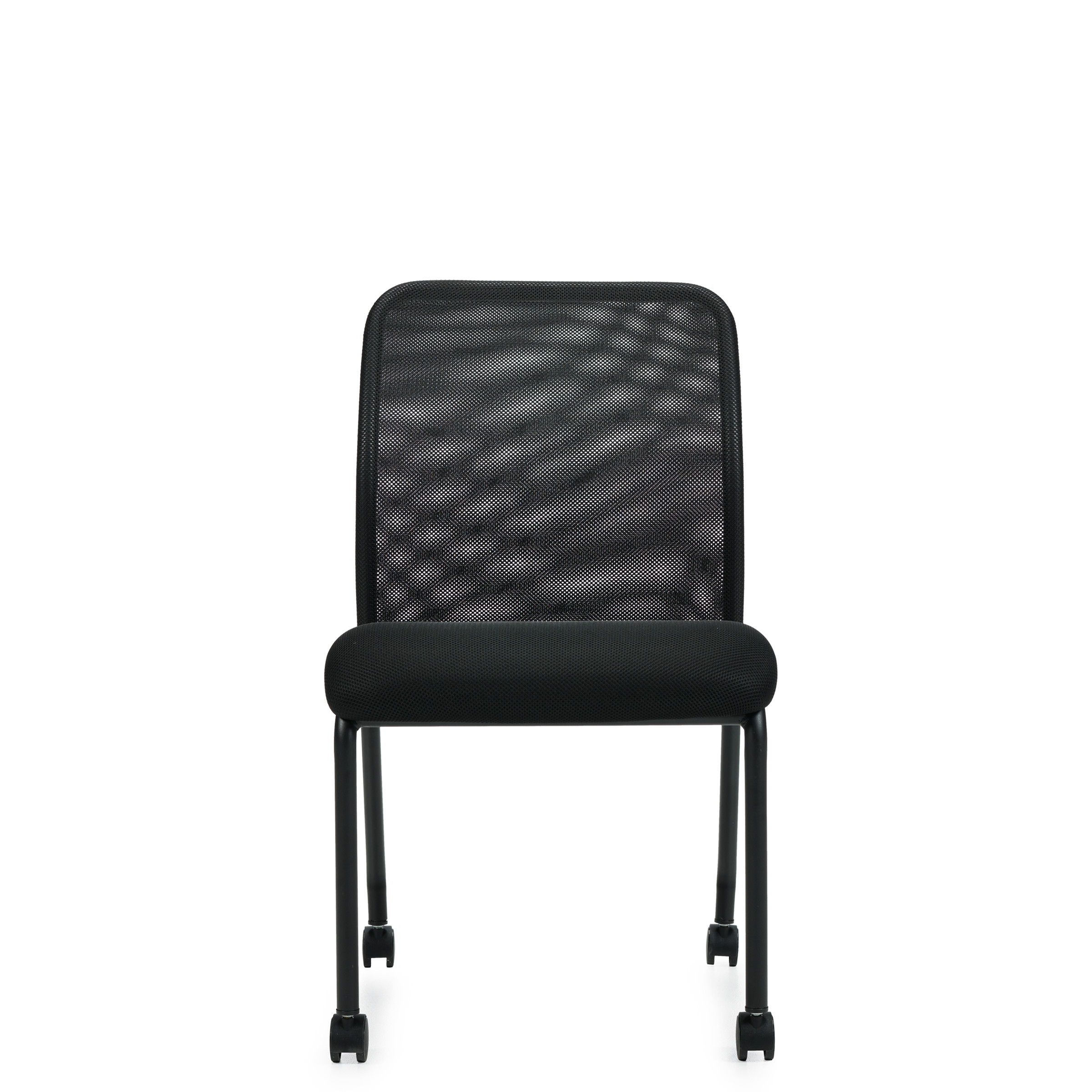Armless Mesh Back Guest w/ Casters