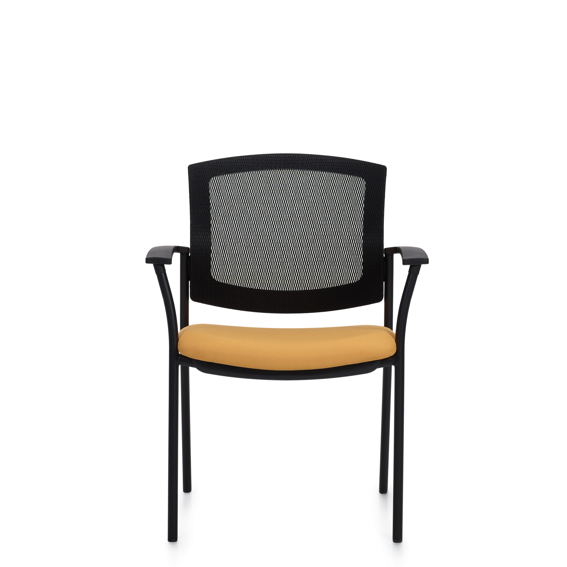 Ibex | Upholstered Seat & Mesh Back Guest Chair