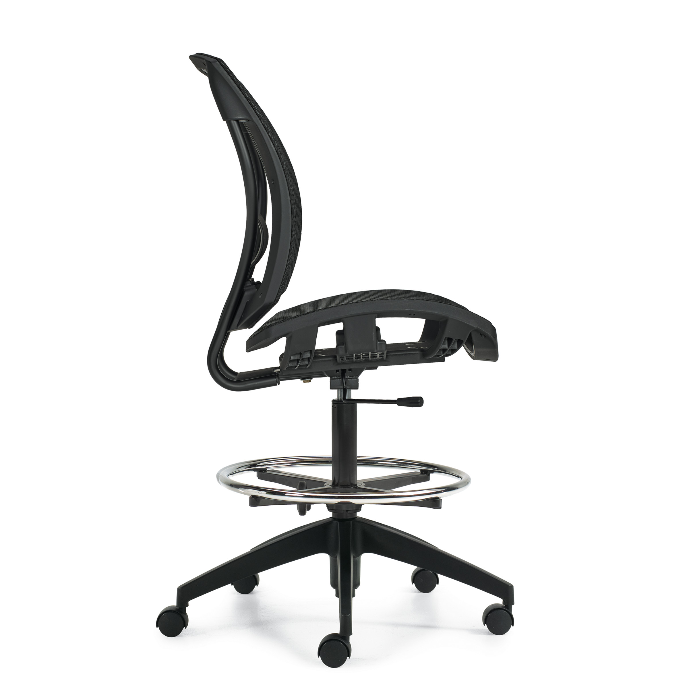 Ibex | Mesh Seat & Back Armless Drafting Chair