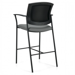 Ibex | Upholstered Seat & Back Guest Bar Stool