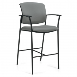 Ibex | Upholstered Seat & Back Guest Bar Stool