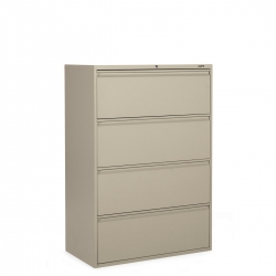 4 Drawer High Lateral Cabinet