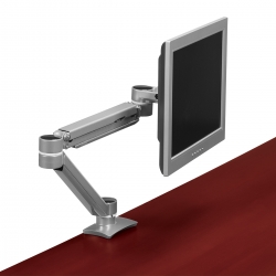Single Monitor Double Extension with Height Adjustment