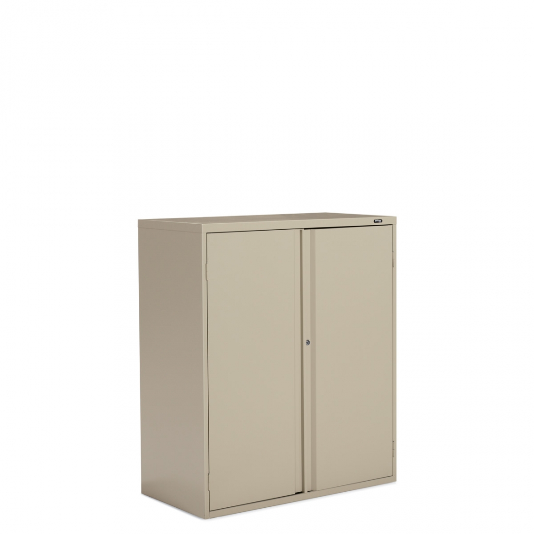 42" High Recessed Angled Full Pull Storage Cabinet