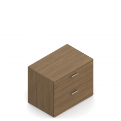 Ionic | 36" x 24"D Two Drawer Lateral File with Top