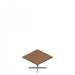 Ionic | 36" x 22"H Square Table - X-Base