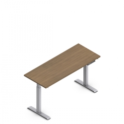 Ionic | Table rectangulaire - 2 pieds en 2 stades 60 po x 24 po