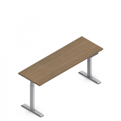 Ionic | Table rectangulaire - 2 pieds en 3 stades 72 po x 24 po