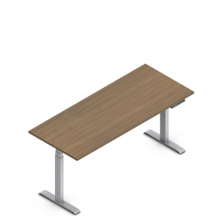 Ionic | Table rectangulaire - 2 pieds en 3 stades 72 po x 30 po
