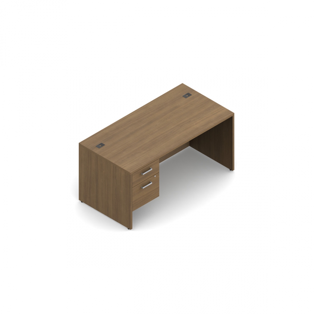 Ionic | 60"W x 30"D Single Pedestal Desk, 29"H