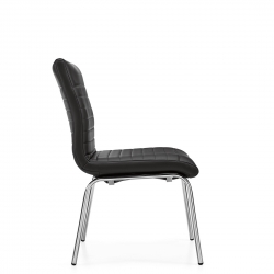 Ultra | Chaise d'invité à dossier moyen, piétement à quatre pieds