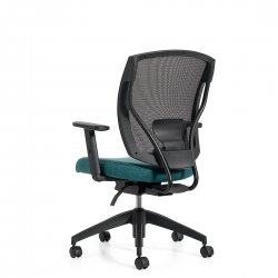 Ibex | Upholstered Seat & Mesh Back Weight Sensing Synchro-Tilter