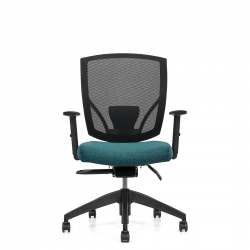 Ibex | Upholstered Seat & Mesh Back Weight Sensing Synchro-Tilter