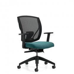 Ibex | Upholstered Seat & Mesh Back Weight Sensing Synchro-Tilter