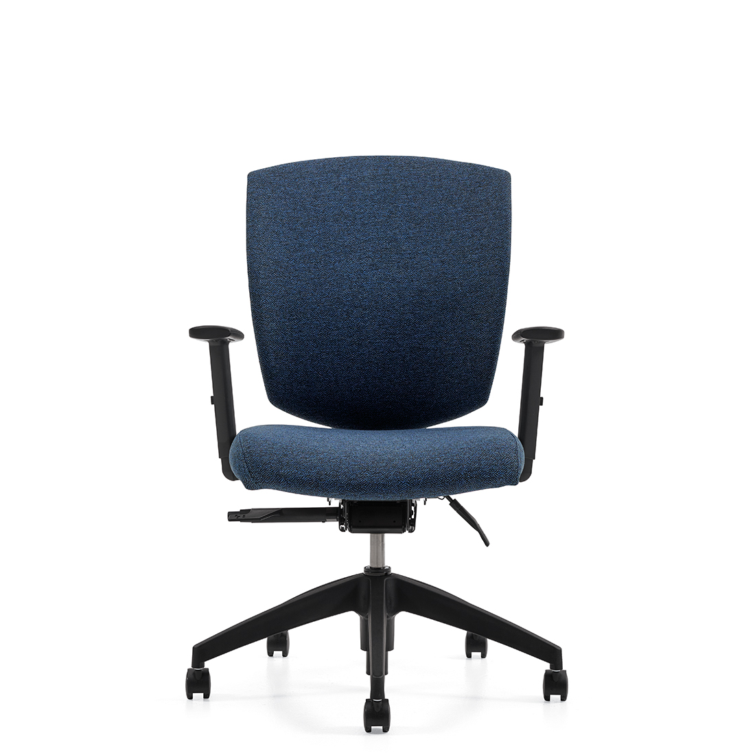 IBEX | Fauteuil à basculement synchronisé avec capteur de poids, assise rembourrée et dossier haut en tissu maillé