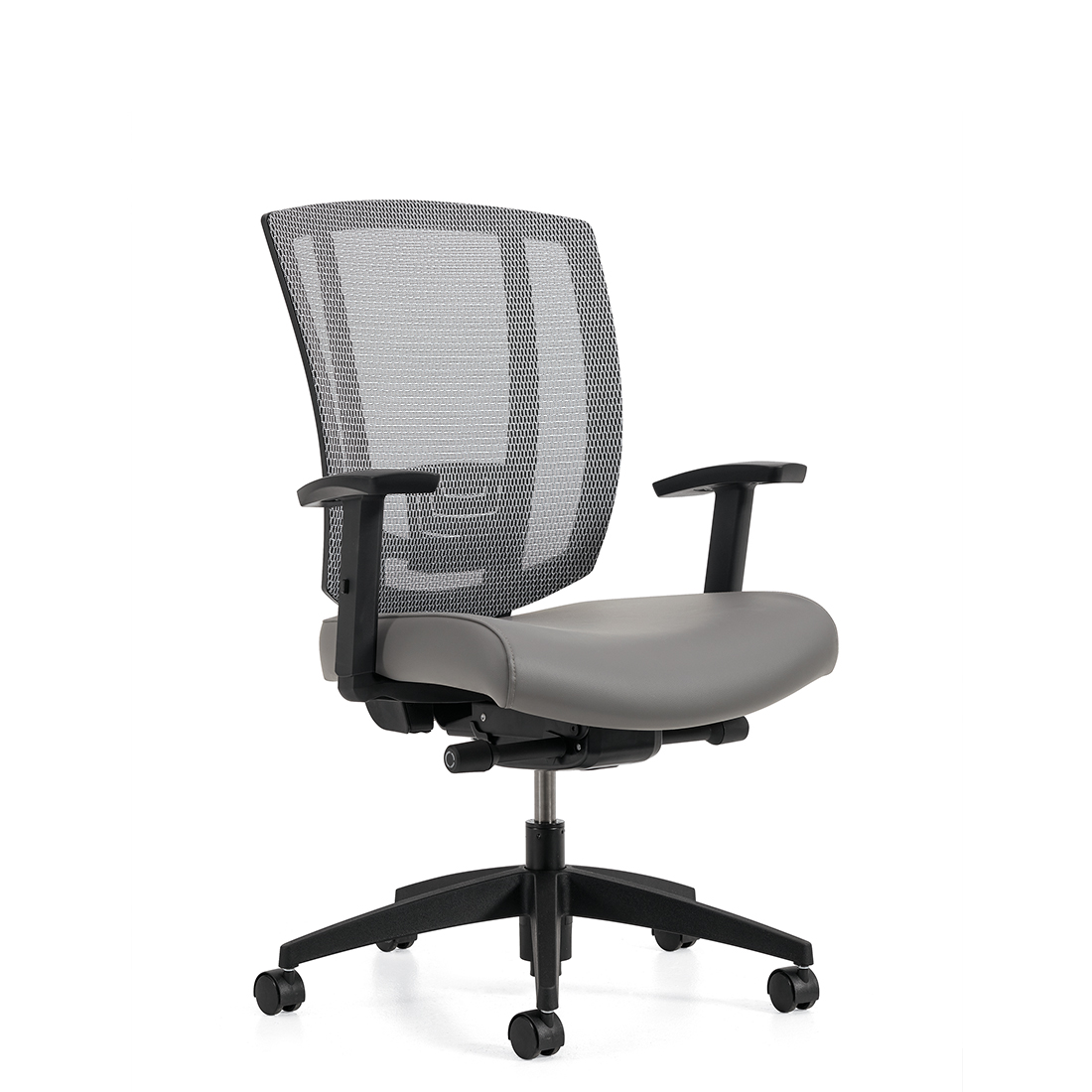 Avro | Upholstered Seat & Mesh Back Synchro-Tilter with Seat Depth Adjustment