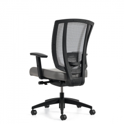 Avro | Upholstered Seat & Mesh Back Synchro-Tilter with Seat Depth Adjustment