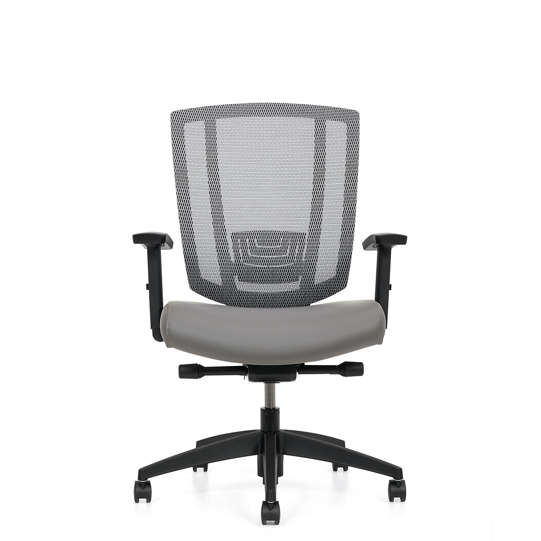 Avro | Upholstered Seat & Mesh Back Synchro-Tilter with Seat Depth Adjustment