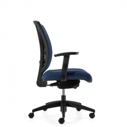 Avro | Fauteuil à basculement synchronisé avec réglage de la profondeur de l'assise, assise et dossier rembourrés