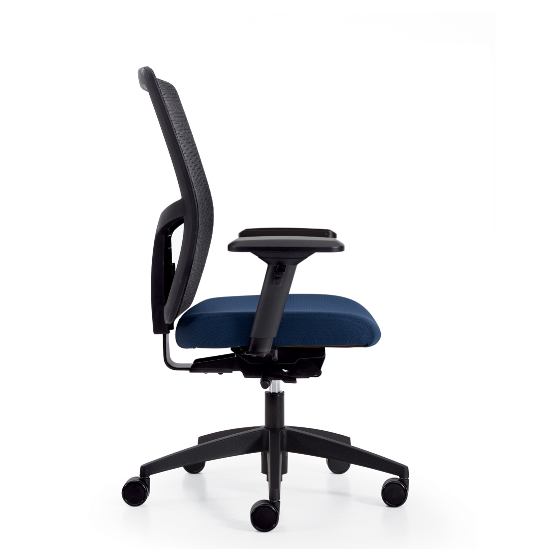 Format+ | High Back Weight Sensing Synchro-Tilter, Upholstered Seat and Mesh Back