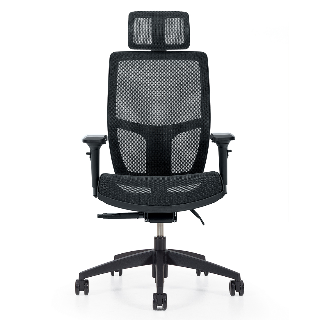 Format+ | High Back Weight Sensing Synchro-Tilter with Headrest, Mesh Seat and Back