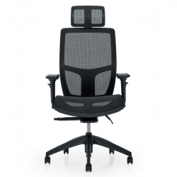 Format+ | High Back Weight Sensing Synchro-Tilter with Headrest, Mesh Seat and Back