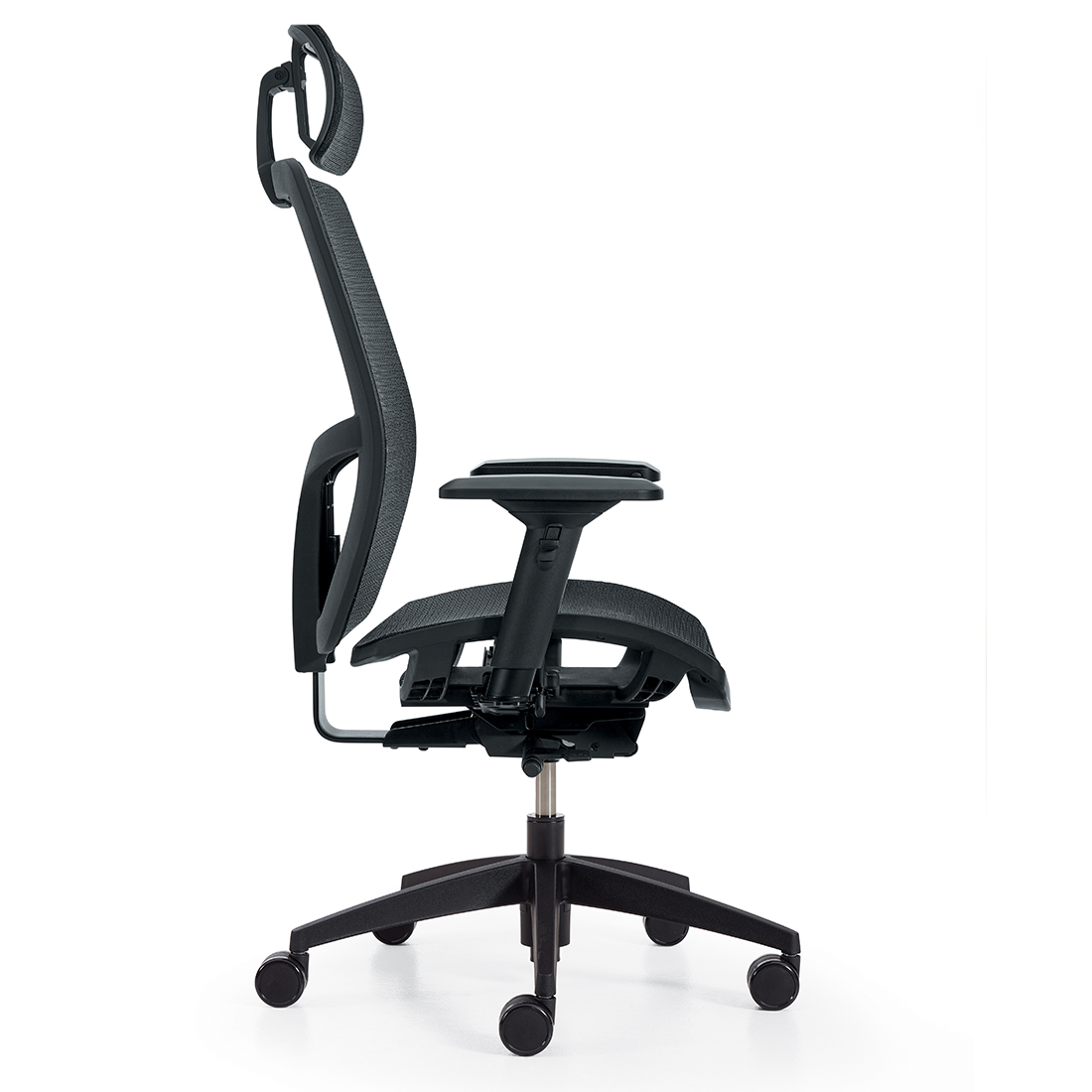 Format+ | High Back Weight Sensing Synchro-Tilter with Headrest, Mesh Seat and Back