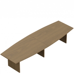 Newland | 144" Boat Shaped Conference Table
