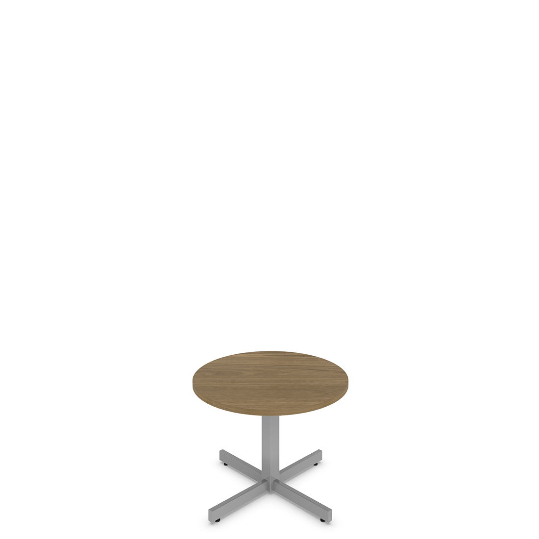 Newland | Table circulaire de 30 po p x 22 po h - piétement en x