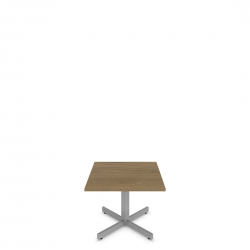 Newland | 30"D x 22"H Square Table - X-Base
