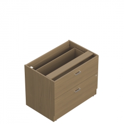 Newland | Two Drawer Lateral File without Top