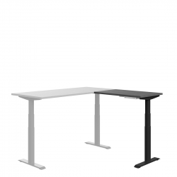 Newland | Ensemble retour pour table à réglage électrique de la hauteur, montage rapide - 3e pied uniquement