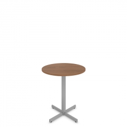 Newland | 36"D x 36"H Round Table - X-Base