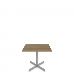 Newland | 36"D x 29"H Square Table - X-Base