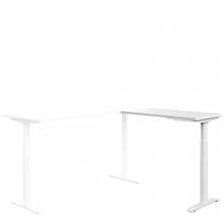 Newland | Ensemble retour pour table à réglage électrique de la hauteur, montage rapide - 3e pied uniquement