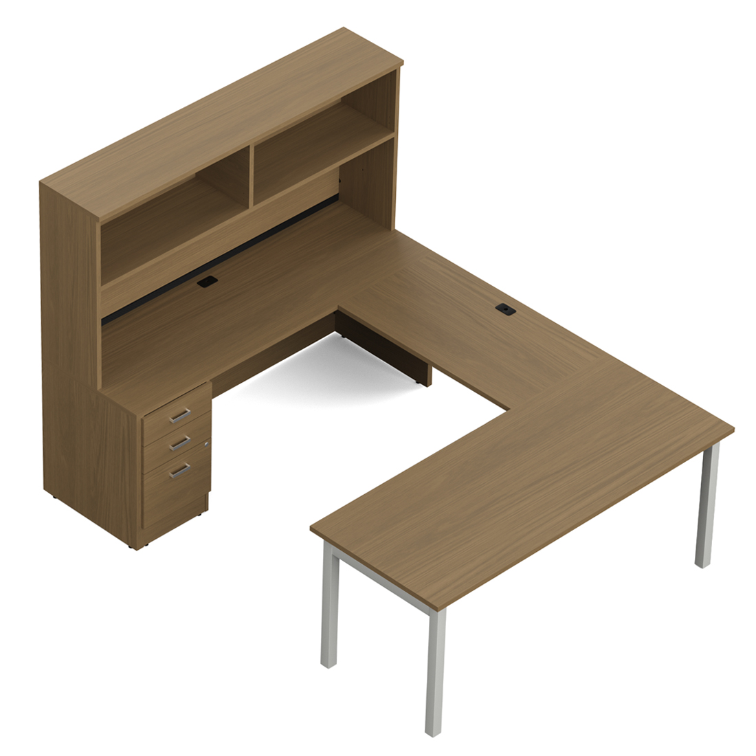 Newland | "U" Shaped Suite with Table Desk - 72"W x 96"D