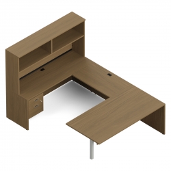 Newland | Bureau en U - 72 po L x 102 po P