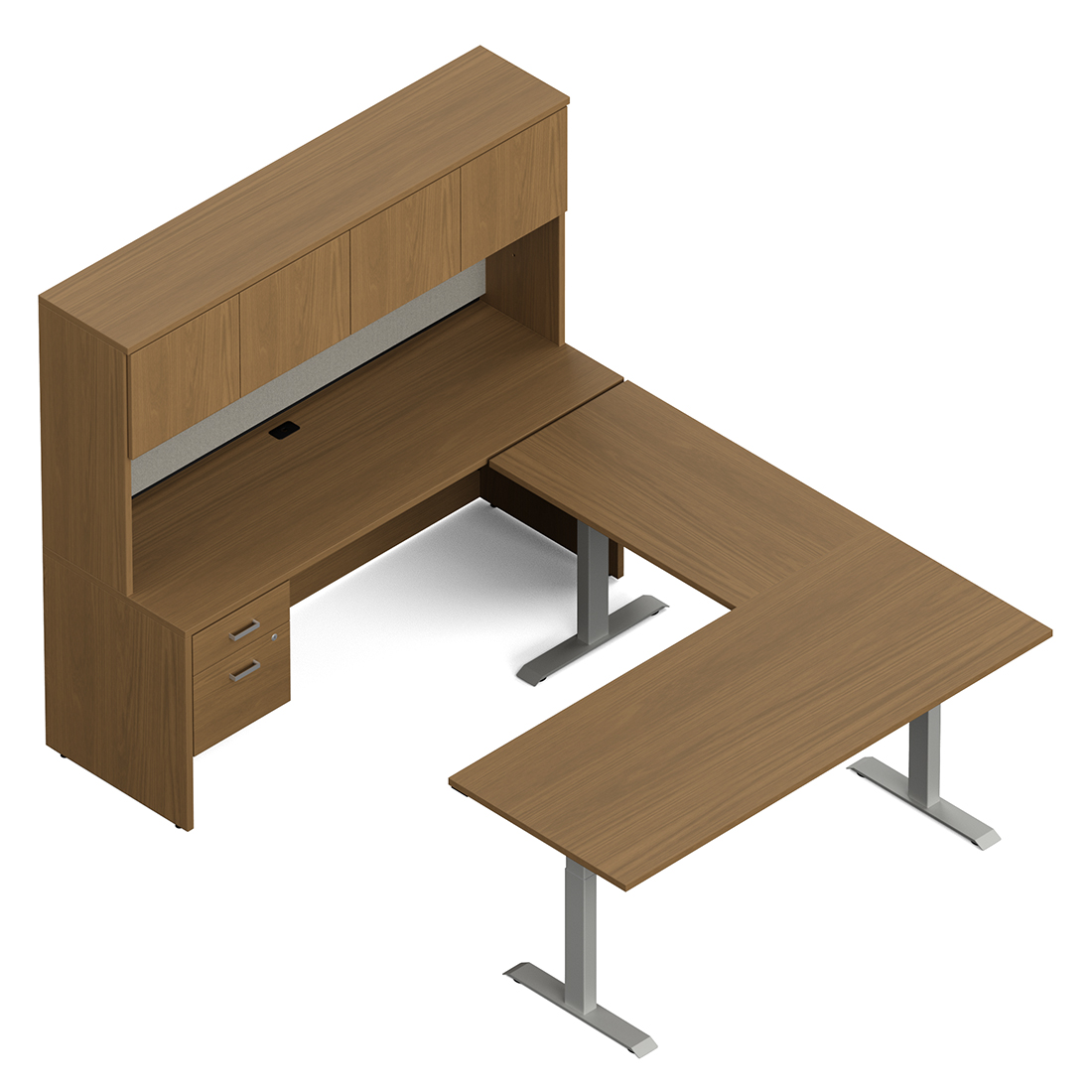 Newland | Management "U" Shaped Suite with 3-Stage Height Adjustable Table