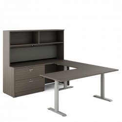 Newland | Management "U" Shaped Suite with 3-Stage Height Adjustable Table