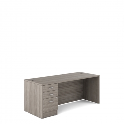 Newland | Single Pedestal Desk - 72"W x 30"D