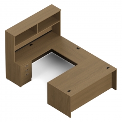 Newland | Bureau de direction en U de  72 po L x 96 po P