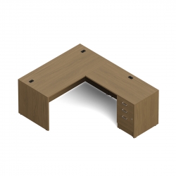 Newland | Bureau en L à un caisson de 60 po L x 78 po P