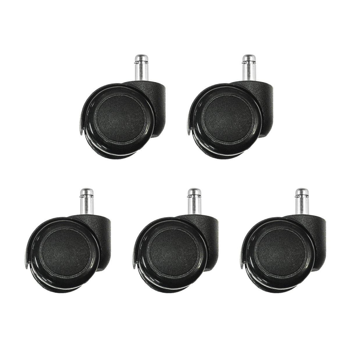 Set of Five Soft Casters with Collar