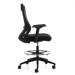 Zim | Tabouret à hauteur réglable à dossier haut