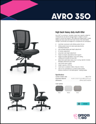 Avro 350 | Sell Sheet