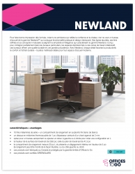 Bureau d'accueil Newland  |  Fiche de vente